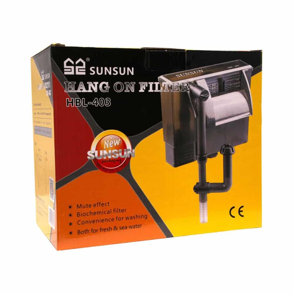 Sunsun HBL-403 Aquarium Hang On Filter | Power : 5W | Flow : 400L/H