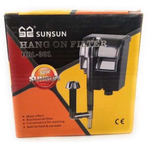 SUNSUN HBL-301 External Aquarium Hanging Filter Power : 3 Watts OutPut: 300 L/H