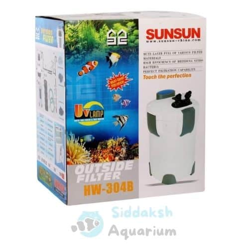 Sunsun HW-304B 5-Stage External Canister Filter with 9W UV Sterilizer