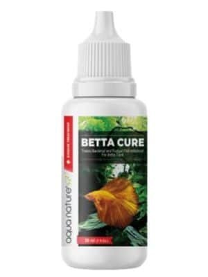 AquaNature Betta Cure Treats Bacterial & Fungal Infection For Betta Fish Tank 30ml