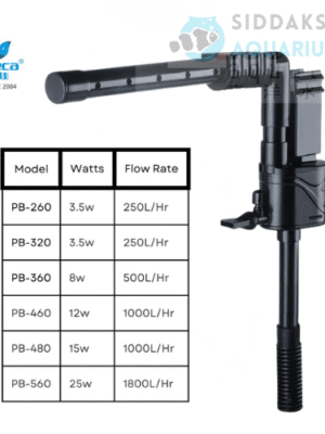 Jeneca Aquarium Fish Tank Submersible Pump - PB (230/260/320/360/460/480/560)