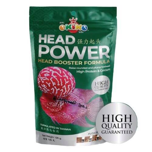 OKIKO Head Power Fish Food 100g Growth Head Enhancing Feed