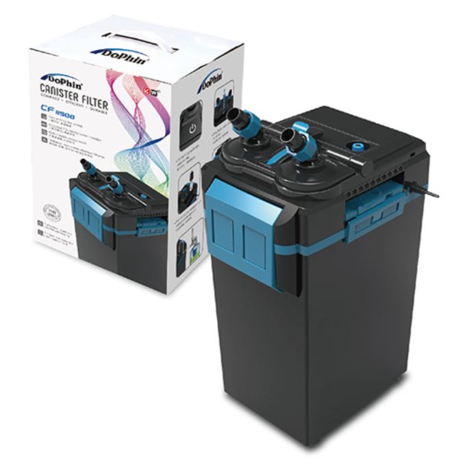 Dophin CF11308 Canister Filter with CO₂ Injection – 1200 LPH External Aquarium Filter for Planted Tanks