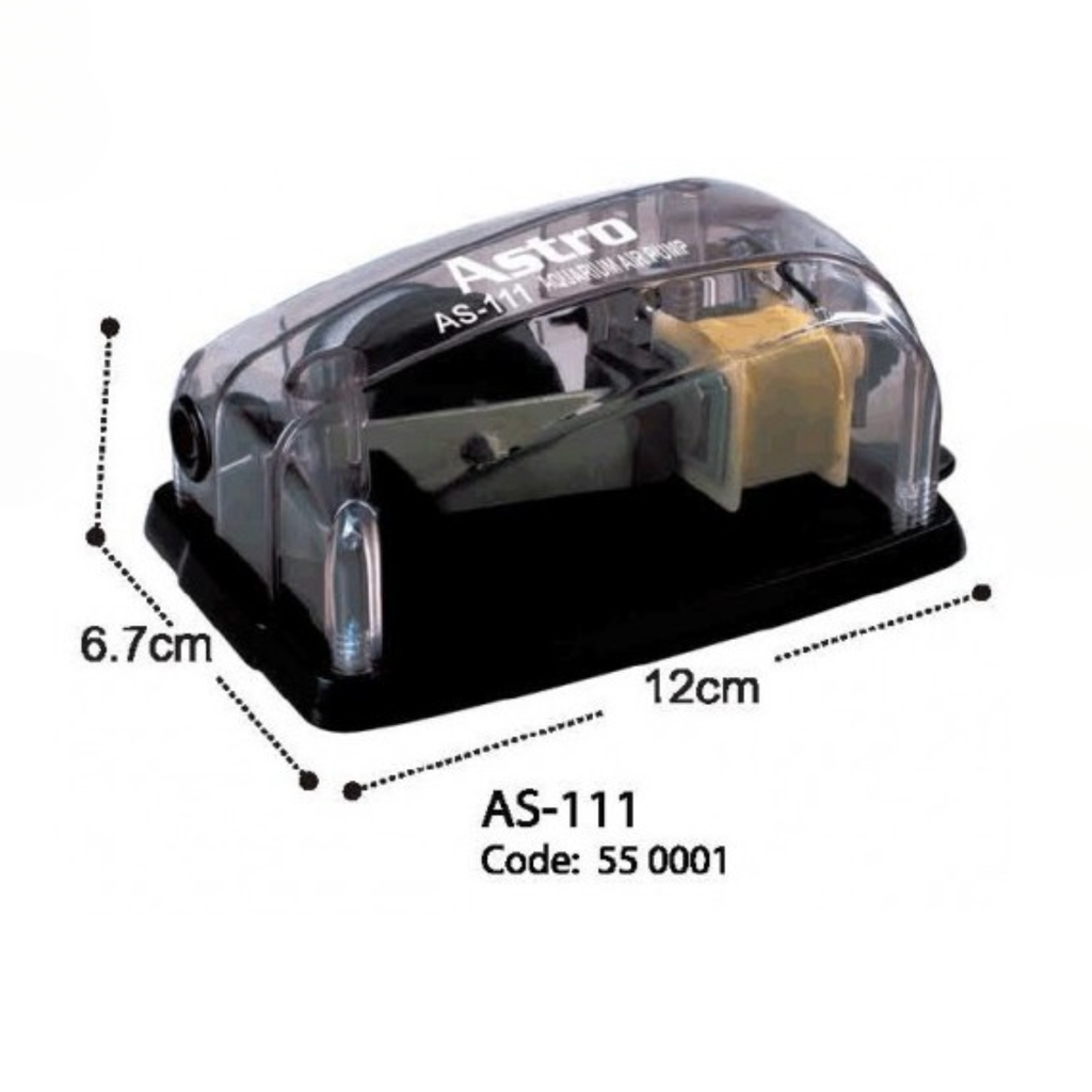 KW Zone Astro Air Pump AS-111 single outlet aquarium oxygen air pump