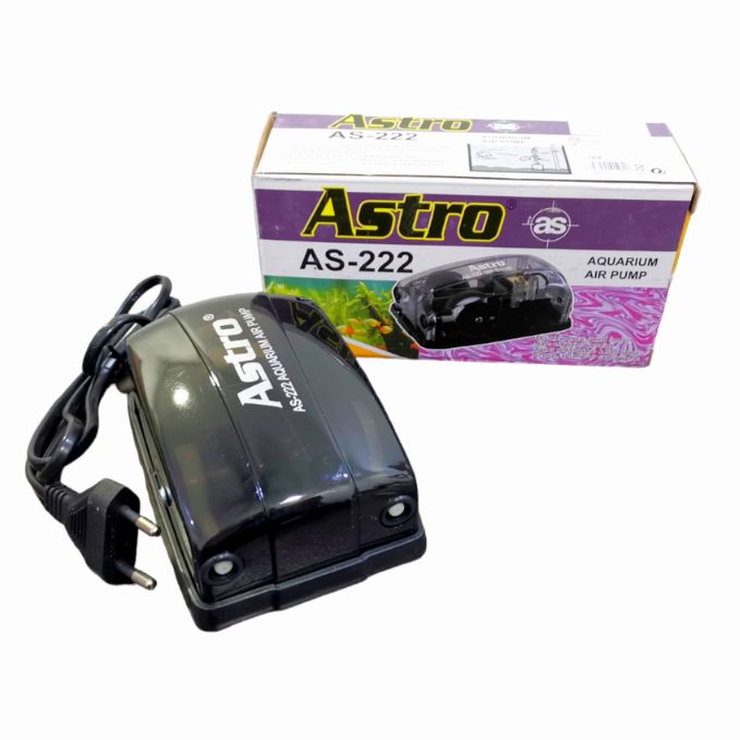 KW Zone Astro Air Pump AS-222 dual outlet aquarium oxygen pump