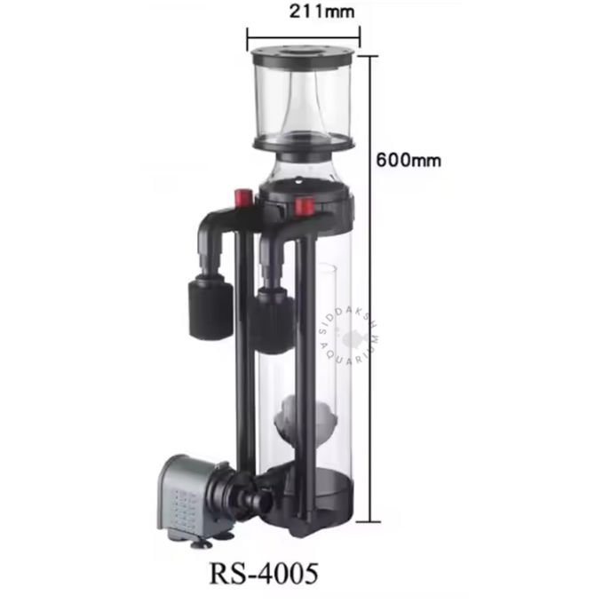 RS-4007 Protein Skimmer for Marine Aquarium Reef Tank Filtration System